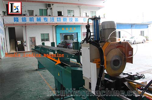 Circular saw machine for bundle steel pipe cutting demand