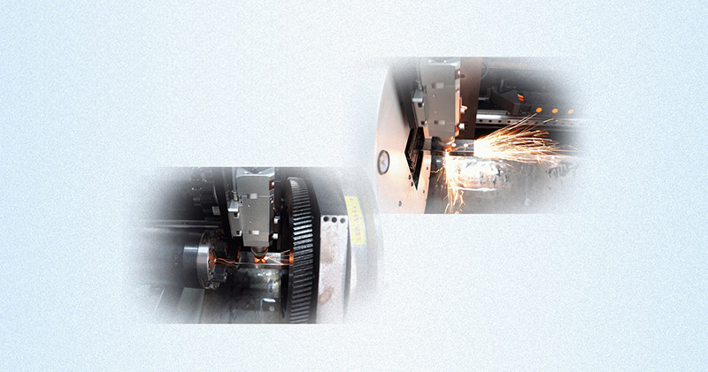 Kısa kuyruk malzemesi boru ve profil lazer kesim makinası