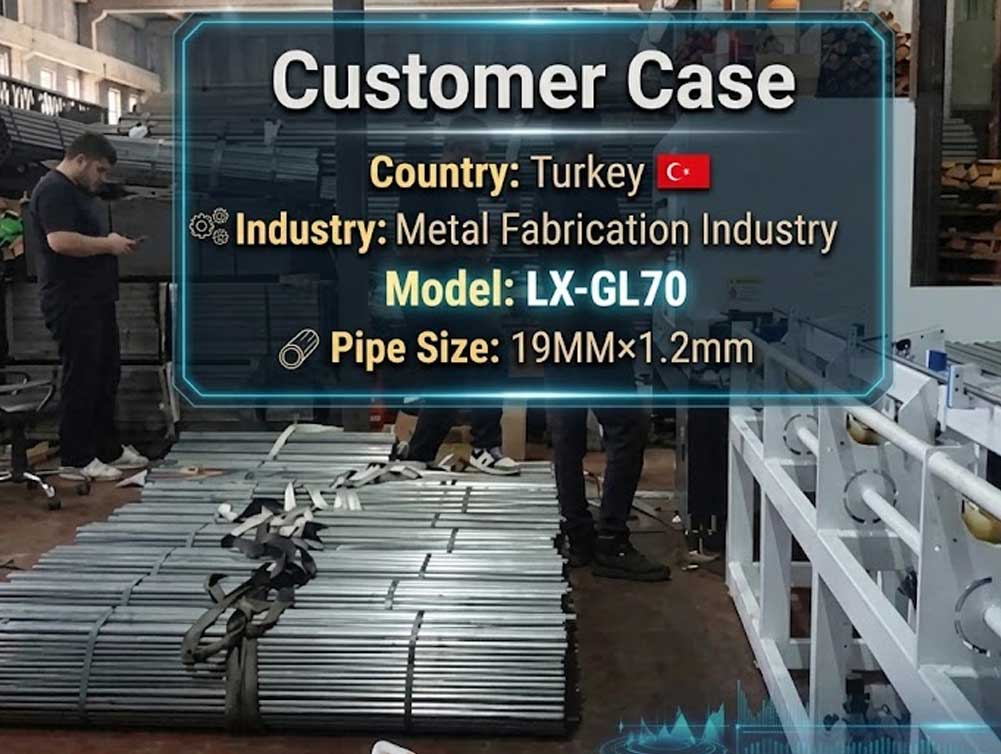 Türkiye Fason Metal İşleme Sektöründe Başarı Hikayesi: LX-GL70 Yuvarlak Boru Lazer Kesim Makinesi